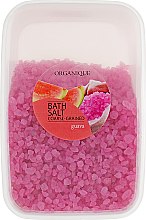 Сіль для ванни, великі гранули "Гуава" - Organique Bath Salt Dead Sea — фото N1