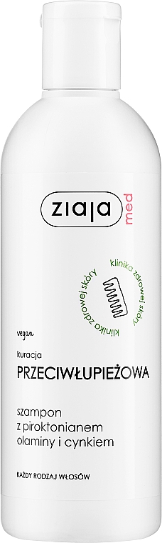 Шампунь против перхоти - Ziaja Med Treatment Cure Against Dandruff Shampoo — фото N1