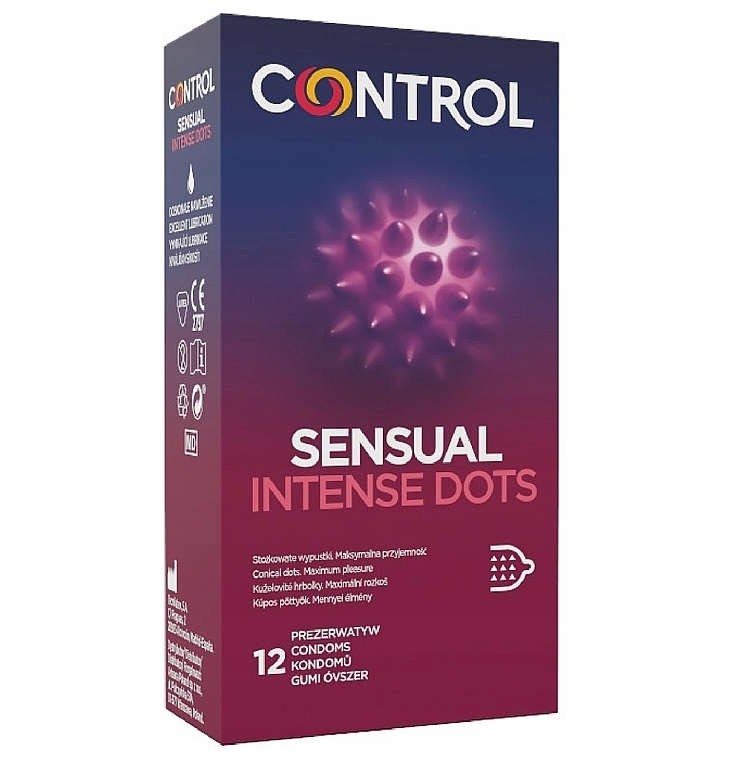 Презервативы - Control Sensual Intense Dots — фото N1