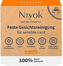 Парфумерія, косметика Твердий очищувальний засіб для обличчя з олією марули - Niyok Marula Oil Solid Facial Cleanser