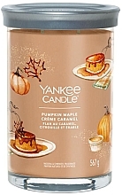 Духи, Парфюмерия, косметика Ароматическая свеча в стакане "Pumpkin Maple Creme Caramel", 2 фитиля - Yankee Candle Singnature