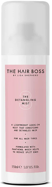 Живильний спрей для легкого розчісування волосся - The Hair Boss Detangling Mist — фото N1