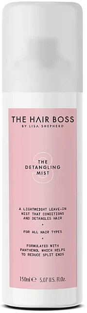 Питательный спрей для легкого расчесывания волос - The Hair Boss Detangling Mist — фото N1