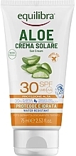 Солнцезащитный крем - Equilibra Aloe Sun Cream SPF30 — фото N1