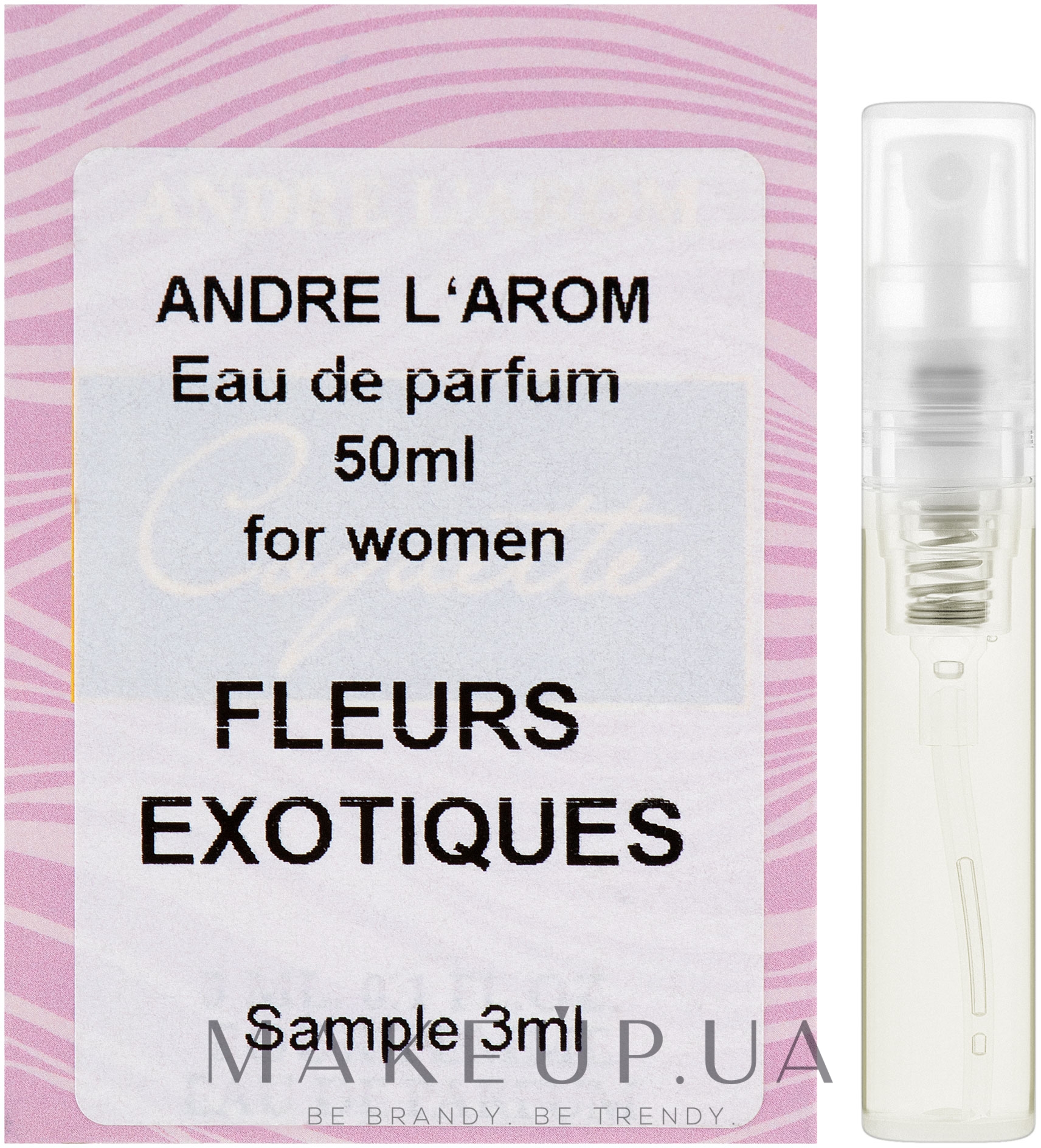 Andre L`Arom Lovely Flauers "Fleurs Exotiques" - Парфумована вода (пробник) — фото 3ml