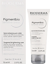 УЦІНКА Відбілювальний крем для чутливих зон тіла - Bioderma Pigmentbio Sensitive Areas Cream * — фото N2