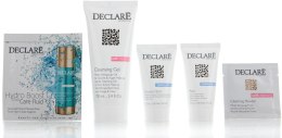 Духи, Парфюмерия, косметика УЦЕНКА Набор - Declare Moisture Boost Set (mask/25ml + cr/25ml + powder/1g + gel/100ml + fluid/2x1.5ml) *