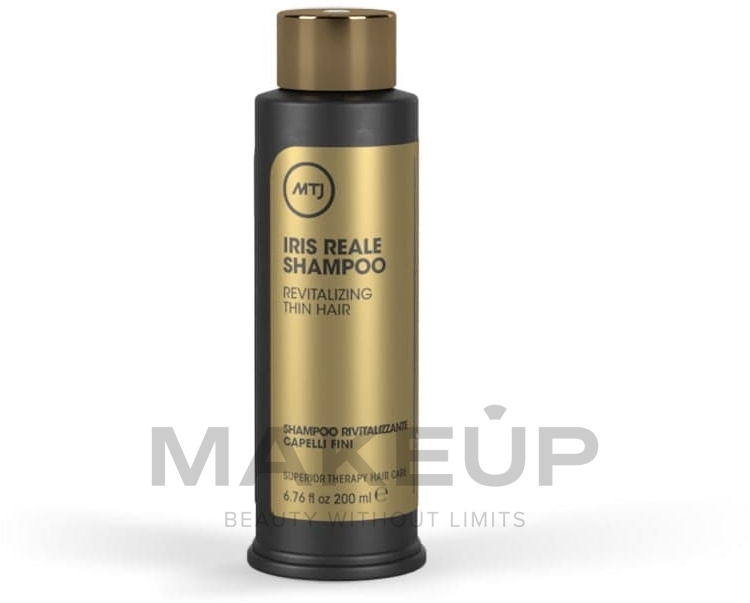 Восстанавливающий шампунь для тонких волос - MTJ Cosmetics Superior Therapy Reale Iris Shampoo — фото 200ml