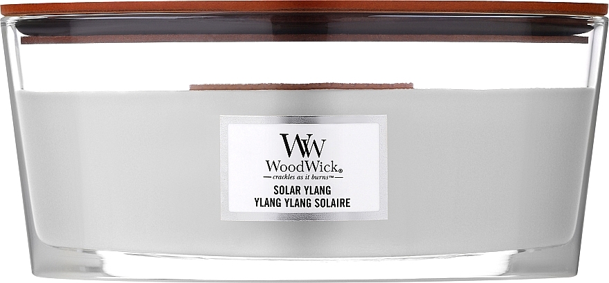 Ароматическая свеча в стакане - WoodWick Hourglass Candle Solar Ylang Ylang — фото N3
