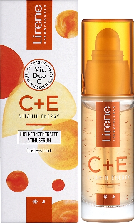 УЦІНКА Концентрована сироватка для обличчя - Lirene C+E Vitamin Energy Serum * — фото N2