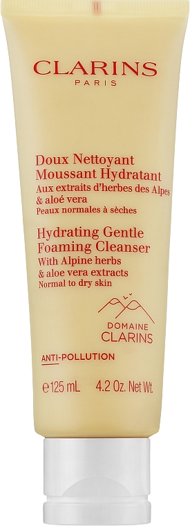 Увлажняющий пенящийся крем с альпийскими травами - Clarins Hydrating Gentle Foaming Cleanser With Alpine Herbs — фото N2