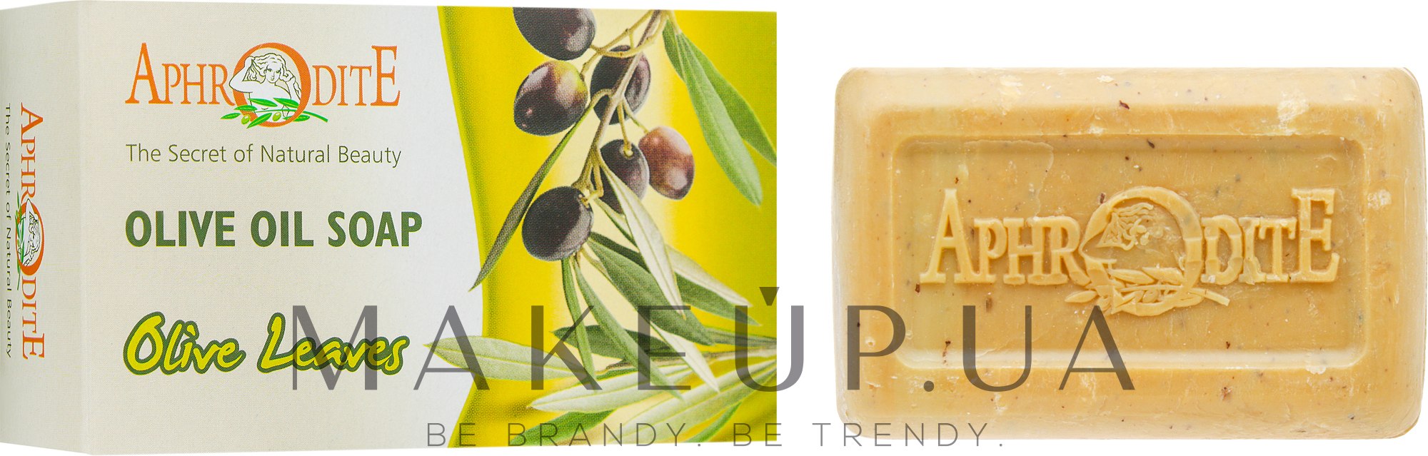 Оливкове мило з оликовим листям - Aphrodite Olive Oil Soap — фото 100g