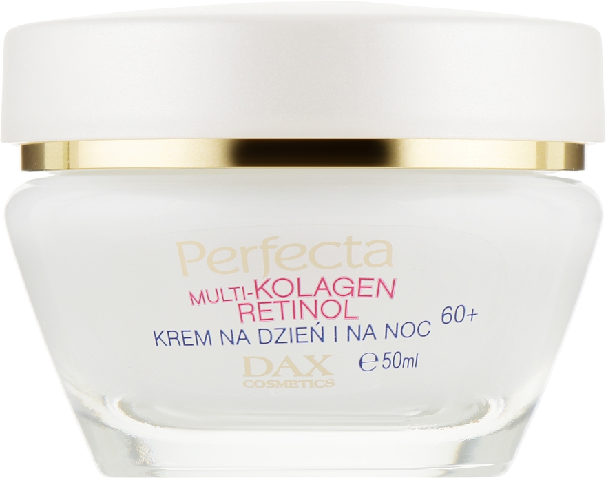 Крем для обличчя - Dax Cosmetics Perfecta Multi-Collagen Retinol Face Cream 60+ — фото N2