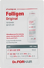 Укрепляющий шампунь против выпадения волос - Dr.FORHAIR Folligen Original Shampoo (пробник) — фото N1