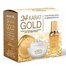 Духи, Парфюмерия, косметика Набор - Absolute Care 24 Karat Gold Luxury Anti- Aging System (ser/30 ml + cr/50 ml)