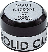 Духи, Парфюмерия, косметика Гель-пластилин для дизайна ногтей - Moon Full 3D Solid Glay Gel