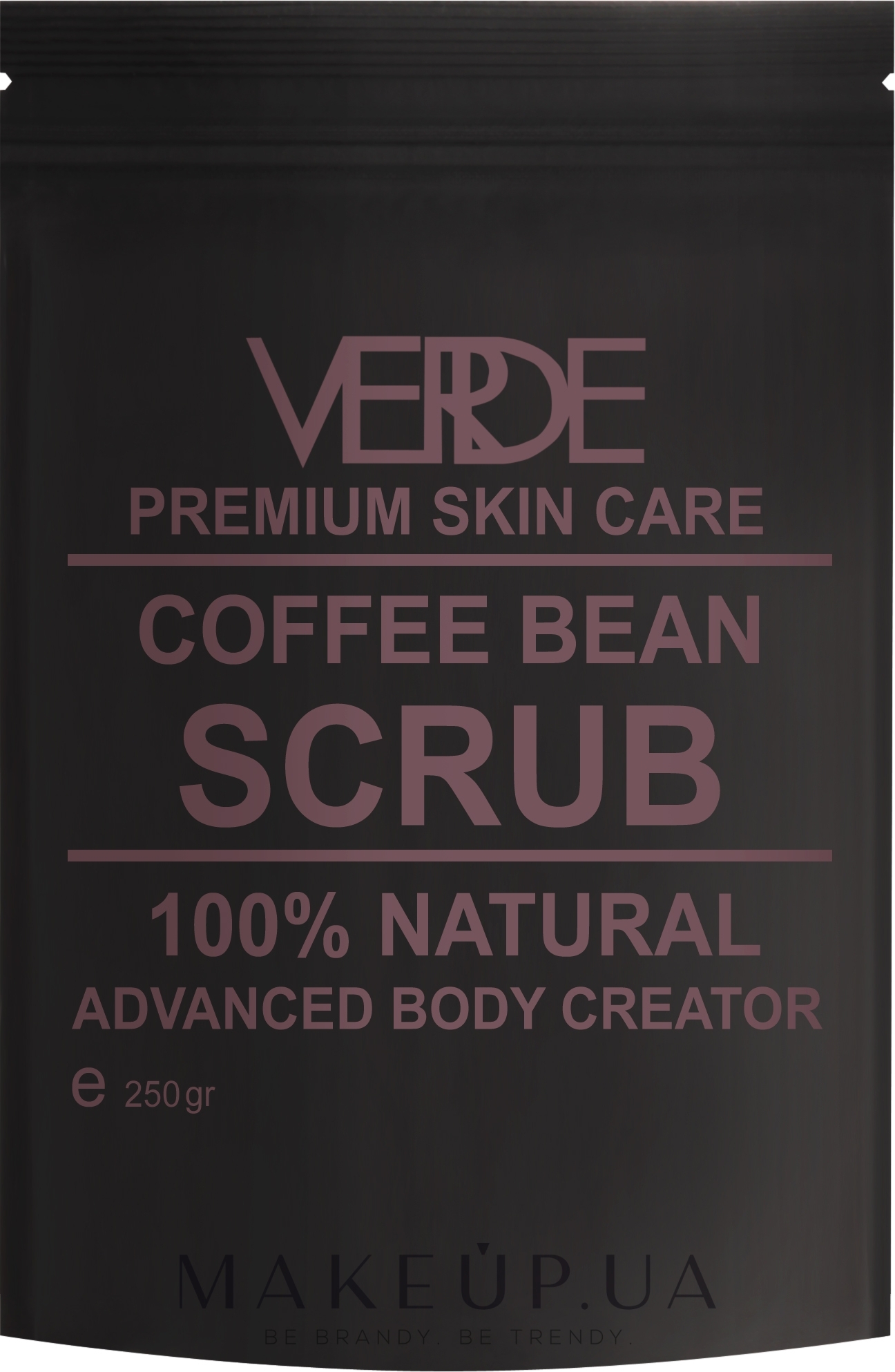 Шоколадно-кавовий скраб для тіла - Verde Coffee Bean Scrub — фото 250g