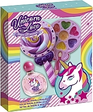 Набір - Lorenay Unicorn Love Gift Set (edt/50ml + eyeshadow palette) — фото N1