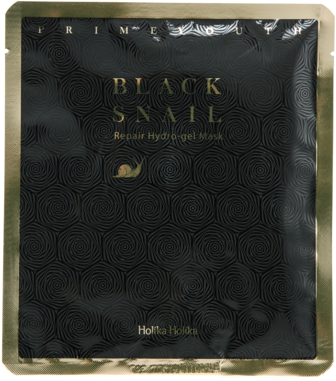 Гідрогелева маска - Holika Holika Prime Youth Black Snail Hydro Repair Gel Mask