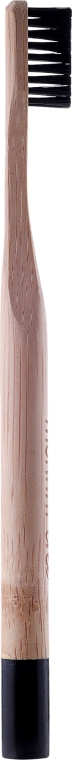 Зубная щетка бамбуковая, средней жесткости, с черной щетиной - Mohani Toothbrush — фото N2