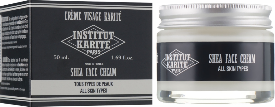 Крем для лица для мужчин - Institut Karite Men Shea Face Cream Milk Cream — фото N1