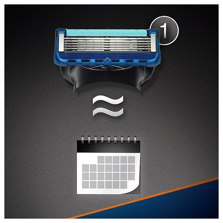 Сменные кассеты для бритья, 6 шт. - Gillette Fusion ProGlide — фото N8