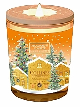 Ароматична свічка "Зацукрований мандарин" - Collines de Provence Christmas Candied Mandarin Candle — фото N1