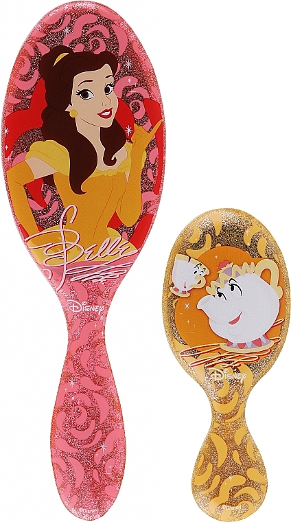 Набор - Wet Brush Disney Princess Belle Kit (brush/2psc) — фото N3