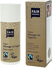 Массажное масло для тела - Fair Squared Argan Massage Oil Together — фото N2