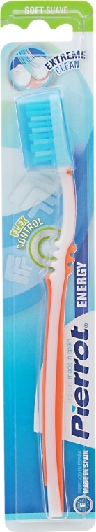 Зубная щетка "Энергия", мягкая, оранжевая - Pierrot Energy — фото N2