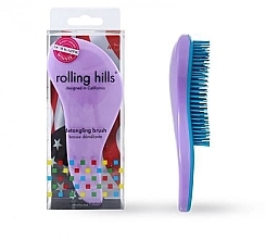 Духи, Парфюмерия, косметика Щётка для волос, светло-фиолетовая - Rolling Hills Detangling Brush Travel Size Light Purple