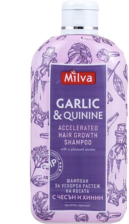 Шампунь для росту волосся - Milva Gralic Extract and Quinine Hair Growth Shampo — фото N1