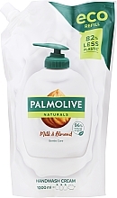 Парфумерія, косметика Рідке мило для чутливої шкіри рук "Ніжна турбота" - Palmolive Naturals Milk Almond Liquid Handwash Refill (змінний блок)