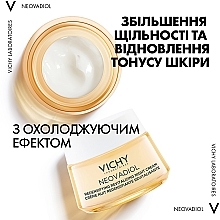 Ночной антивозрастной крем с охлаждающим эффектом для увеличения плотности и восстановления тонуса кожи лица - Vichy Neovadiol Redensifying Revitalizing Night Cream  — фото N5