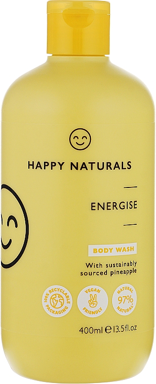 Гель для душу «Відновлення» - Happy Naturals Reset Body Wash