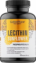 Парфумерія, косметика Дієтична добавка "Лецитин соняшниковий 562 мг", 120 капсул - ФітоБіоТехнології Golden Pharm