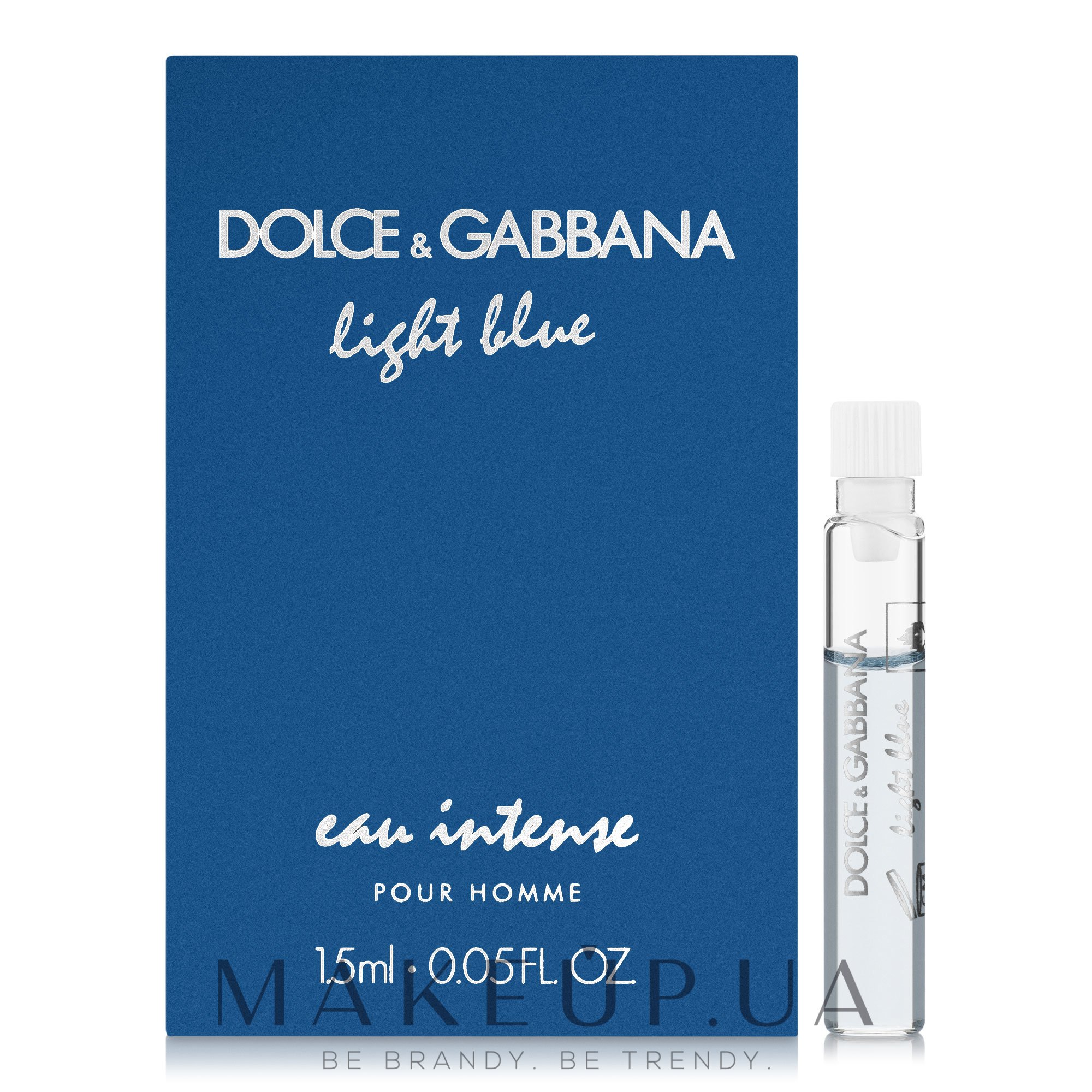 Dolce & Gabbana Light Blue Eau Intense Pour Homme - Парфюмированная вода (пробник) — фото 1.5ml