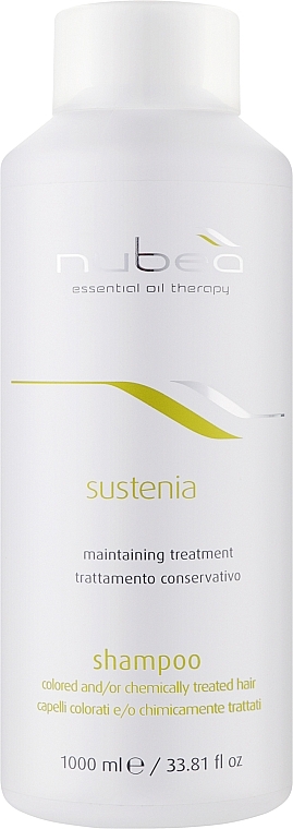 Шампунь для окрашенных и осветленных волос - Nubea Sustenia Colored And/Or Chemically Treated Hair Shampoo — фото N3