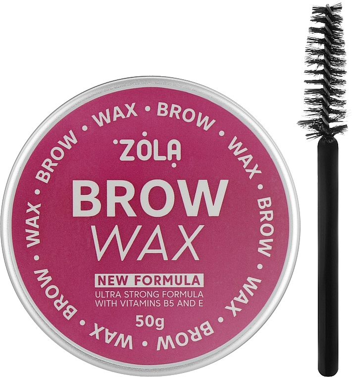 Воск для фиксации бровей - Zola Brow Wax (мини) — фото N5