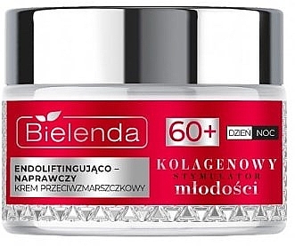 Підтягувальний і відновлювальний крем проти зморщок - Bielenda Collagen Youth Stimulator Cream 60+ — фото N1