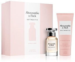 Парфумерія, косметика Abercrombie & Fitch Authentic - Набір (edp/50ml + b/lot/200ml)