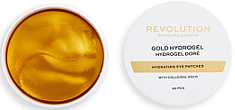 Парфумерія, косметика Гідрогелеві патчі з колоїдним золотом - Revolution Skincare Hydrogel Moisturizing Patches With Colloidal Gold Eye