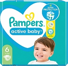 Подгузники Active Baby 6 (13-18 кг), 32 шт. - Pampers — фото N10