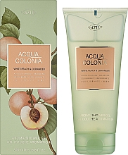 Maurer & Wirtz 4711 Acqua Colonia White Peach & Coriander - Гель для душа — фото N2