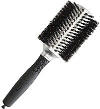 Парфумерія, косметика Щітка для волосся, 40 мм - Olivia Garden Essential Soft Boar Bristles Silver Brush