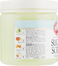 Скраб сахарный для тела и ног "Дыня и огурец" - My Nail Sugar Scrub — фото N2