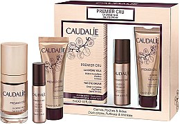 Духи, Парфюмерия, косметика Набор - Caudalie Premier Cru Eye Set (eye/cr/15ml + ser/10ml + f/cream/15ml)