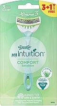 Парфумерія, косметика Бритва одноразова, 4 шт. - Wilkinson Sword Xtreme 3 My Intuition Sensitive Comfort