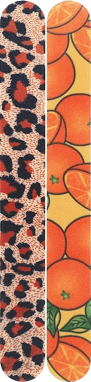 Набор пилочек М-70, апельсинки + леопард - Nails Molekula — фото N1