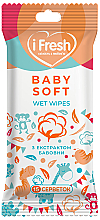 Духи, Парфюмерия, косметика Влажные салфетки детские с экстрактом хлопка - IFresh Baby Soft Wet Wipes